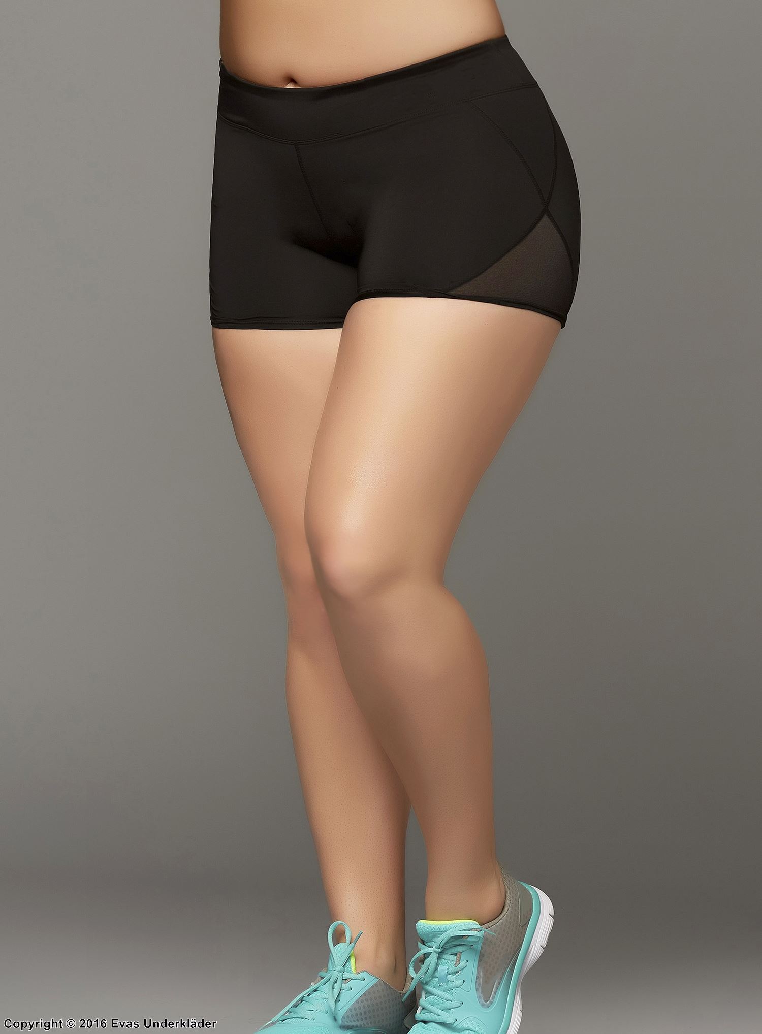 Truse-shorts, mikrofiber, plus size